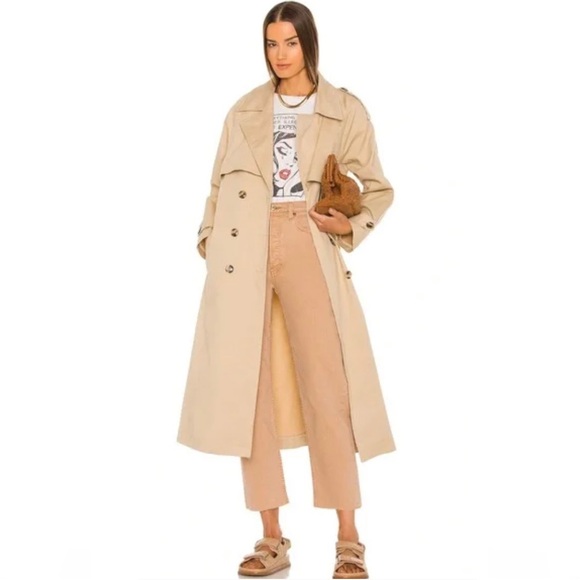 RE/DONE 70’s Ultra High Rise Stove Pipe Jeans Washed Khaki Size 25 - Picture 4 of 14